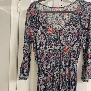 Lucky brand boho maxi dress